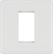 BG Electrical Euro Module - 1 module - square
