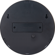 Luceco Ext Residential - Carina Decorative Round Eyelid Outdoor Solar Bulkhead Wall Light with PIR Motion Sensor, LED Exterior Lighting, Black, IP54, 5W, 500lm, 4000K