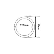 D-Line Cable Tidy - Cable Tidy Tube, Black - 1.1m, 25mm dia.