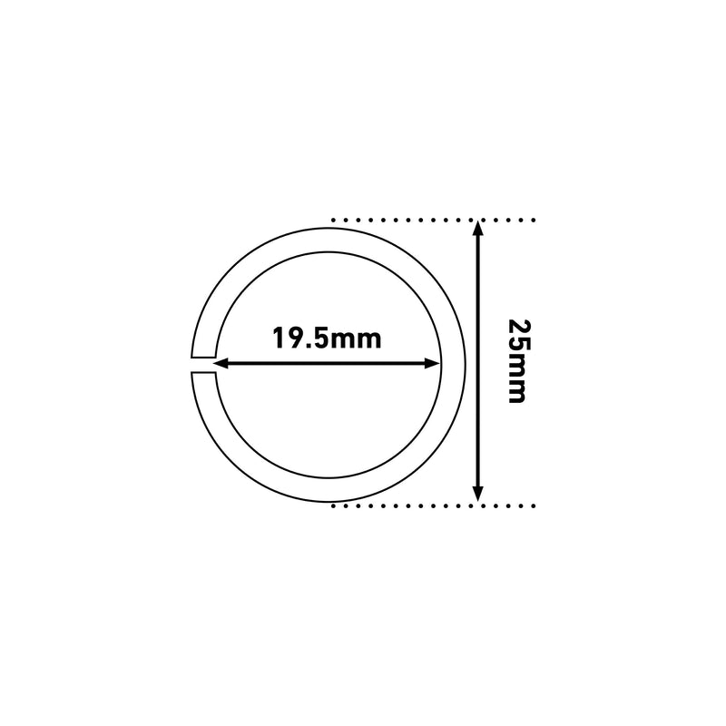 D-Line Cable Tidy - Cable Tidy Tube, Black - 1.1m, 25mm dia.
