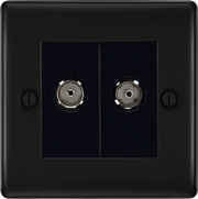 BG Electrical Nexus Metal Matt Black - Double co-axial