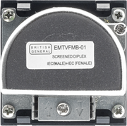 BG Electrical Euro Module - TV and radio - TV IEC male radio IEC female