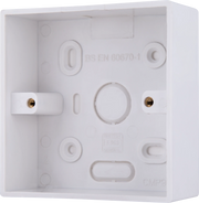 BG Electrical 900 Series - PVC Square Surface Box, Single, 32mm