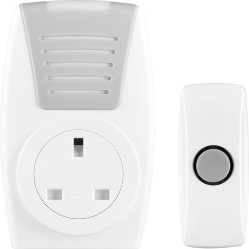 Masterplug Home - 100m, Plug-ThroughWhite + Grey
