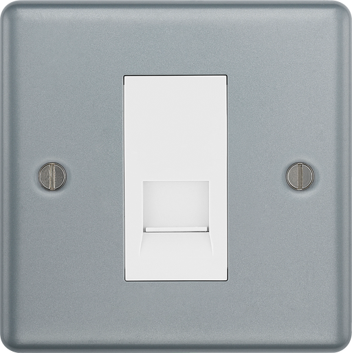BG Electrical Metal Clad - Single, telephone socket, secondary