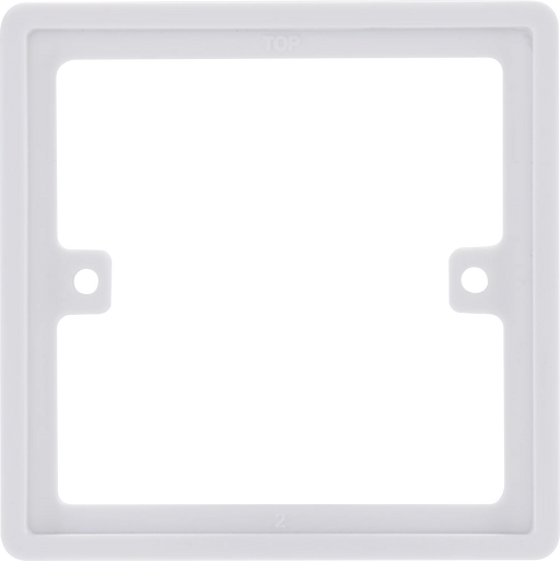 BG Electrical 800 Series - Single, 10mm square spacer