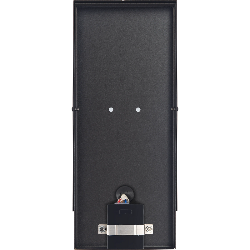 Luceco Azurar Coach Lantern - Exterior Decorative Wall Glass Lanten Single with PIR motion Sensor IP44 E27 Lamp included Black