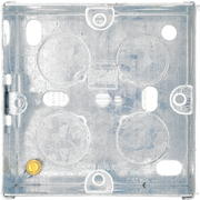 BG Electrical Contractor - Steel Knockout Box, Single, 47mm