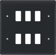 BG Electrical Grid - 6 module, square