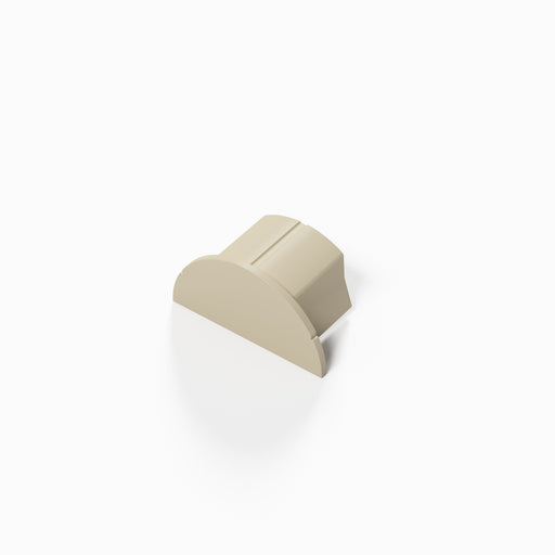D-Line Trunking - 30x15mm Magnolia Smooth-Fit End Cap