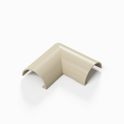 D-Line Trunking - 20x10mm Magnolia Flat Bend