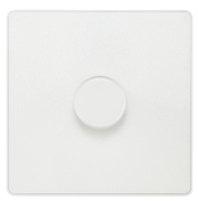BG Electrical Evolve Pearlescent White - Single, 2 way push 200W