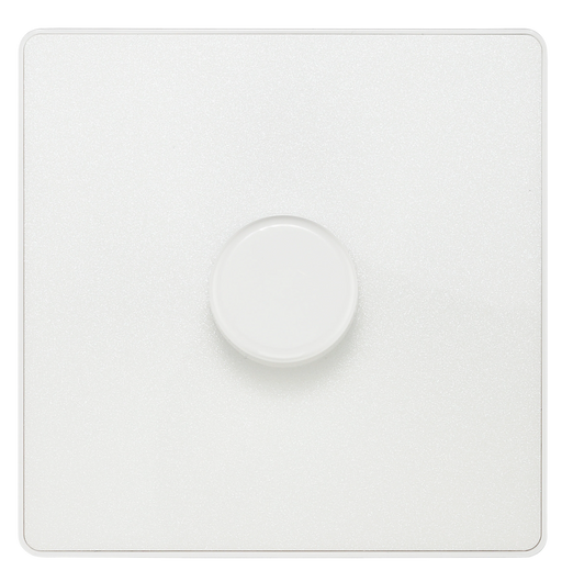 BG Electrical Evolve Pearlescent White - Single, 2 way push 200W