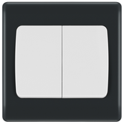 BG Electrical Part M - Double, 2 way switch, wide rocker