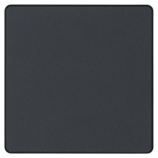 BG Electrical Evolve Matt Grey - Single, blank plate