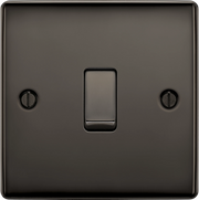 BG Electrical Nexus Metal Black Nickel - Single, 2 way switch