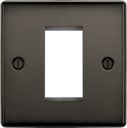 BG Electrical Euro Module - 1 module - square