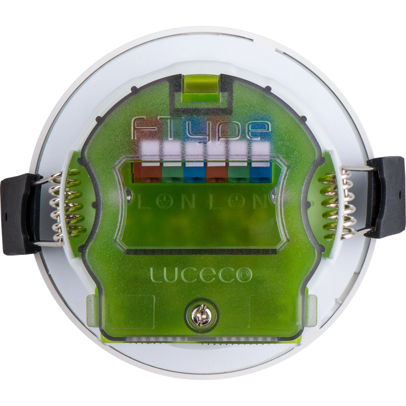 Luceco Ftype MK2 Fire Rated Downlight 4W/6W 690lm Power Change & CCT Change 3000K / 4000K Dim2Warm IP20 White - Adjustable - Pack of 1