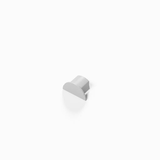 D-Line Trunking - 16x8mm White Smooth-Fit End Cap