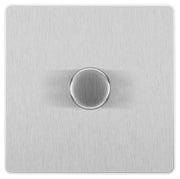 BG Electrical Evolve Brushed Steel - Single, 2 way push 200W
