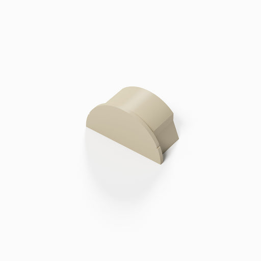 D-Line Trunking - 50x25mm Magnolia Smooth-Fit End Cap