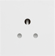 BG Electrical Euro Module - 2A round pin, unswitched socket