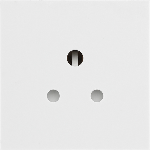 BG Electrical Euro Module - 2A round pin, unswitched socket