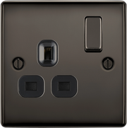 BG Electrical Nexus Metal Black Nickel - Single switched, double pole