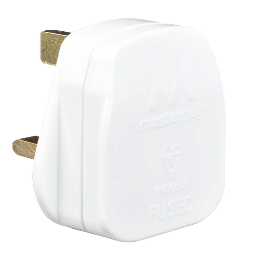Masterplug Basic - 3A, White