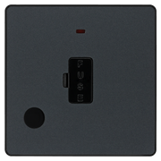 BG Electrical Evolve Matt Grey - Unswitched and fused