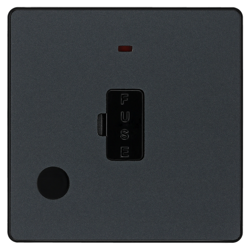 BG Electrical Evolve Matt Grey - Unswitched and fused