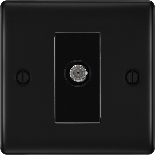 BG Electrical Nexus Metal Matt Black - Single satellite