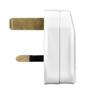 Masterplug Basic - 13A, White
