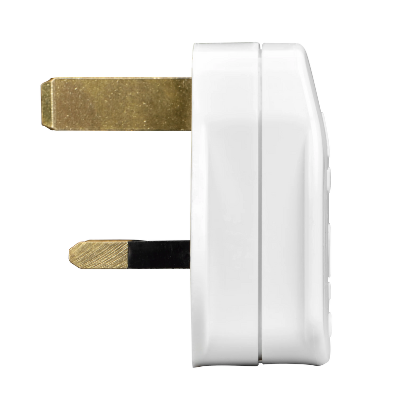 Masterplug Basic - 13A, White