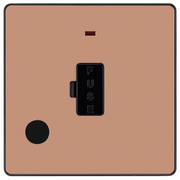 BG Electrical Evolve Polished Copper - Unswitched and fused