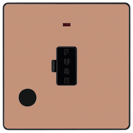 BG Electrical Evolve Polished Copper - Unswitched and fused