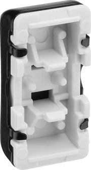 BG Electrical Evolve Matt Black - Double, 2 way push 200W