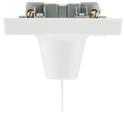 BG Electrical Part M - 45A, 1 way, with indicator, grey cord & bangle