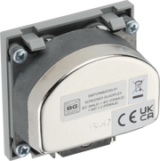 BG Electrical Euro Module - TV radio and dual satellite module - TV IEC male, radio IEC female, dual satellite female
