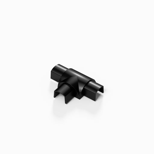D-Line Trunking - 16x8mm Black Equal Tee