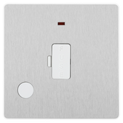 BG Electrical Evolve Brushed Steel - Unswitched and fused