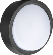 Luceco Liptus Decorative Outdoor Bulkhead Wall Light with Colour Change (CCT), LED Exterior Lighting, Black, 220mm, IP65, 15W, 1350lm