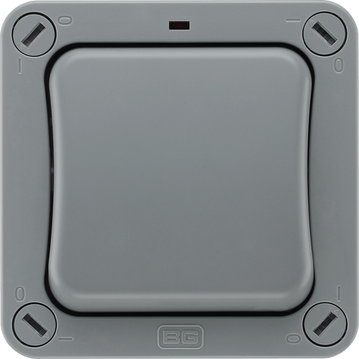 BG Electrical Weatherproof Storm - Single, 2 way, IP66