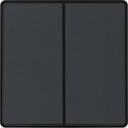 BG Electrical Evolve Matt Grey - Double, 2 way switch, edge rocker