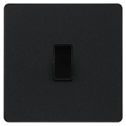 BG Electrical Evolve Matt Black - Single, 2 way switch