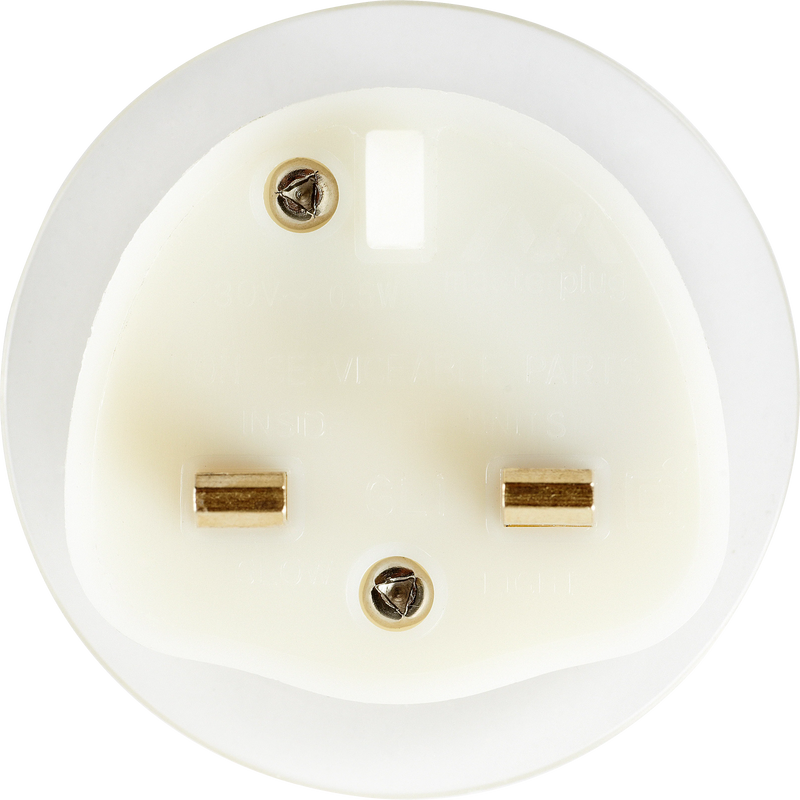 Masterplug Home - Glow Light, White