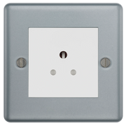BG Electrical Metal Clad - 2A, single, unswitched, round pin