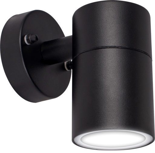 Luceco Azurar Wall Light - Exterior decorative down wall light GU10 finished in black