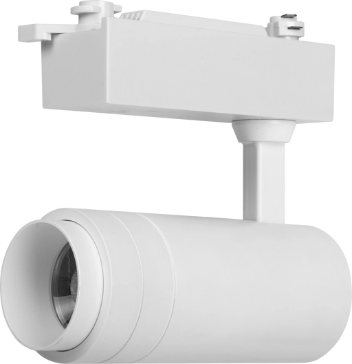 Luceco Single Circuit Track - Single circuit track spot 900lm 12w 4000k white adjustable beam angle