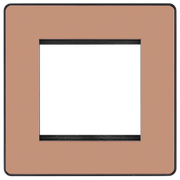 BG Electrical Euro Module - 2 module - square